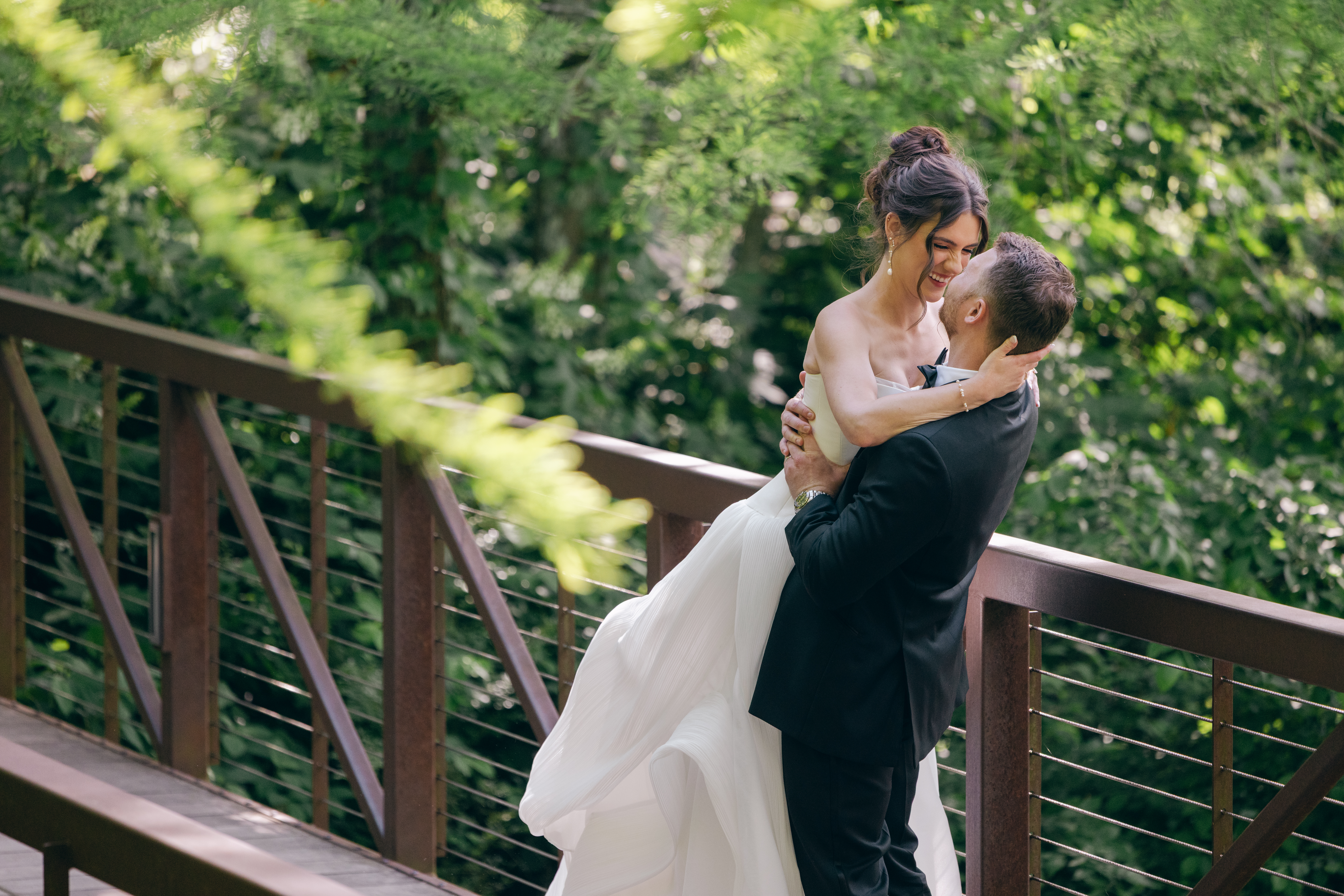 Wedding Portraits at Crystal Bridges