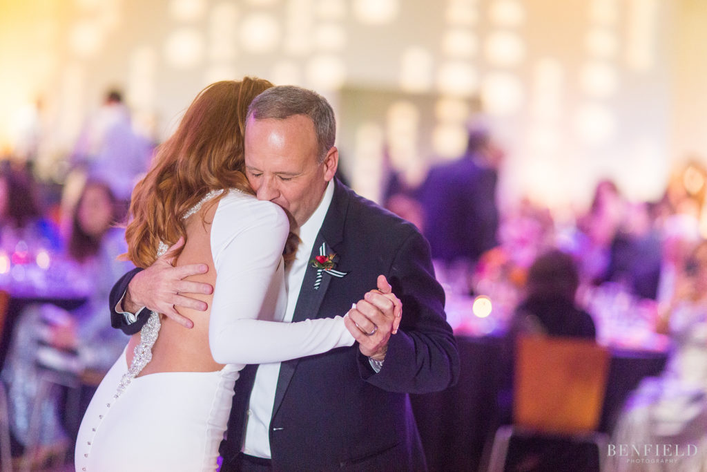 an emotional daddy daughter dance at the Gallery Event Space in Kansas City