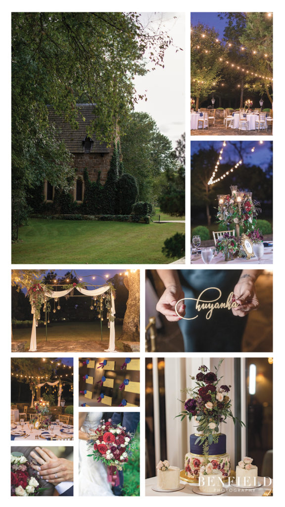 details for wedding at st. catherines and pratt place inn