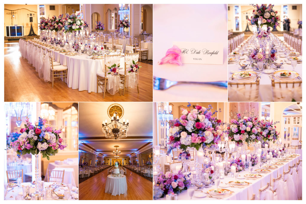 This elegant purple and pink wedding at the Arlington Hotel in Hot Springs is a perfect Best Wedding Designs nominee.