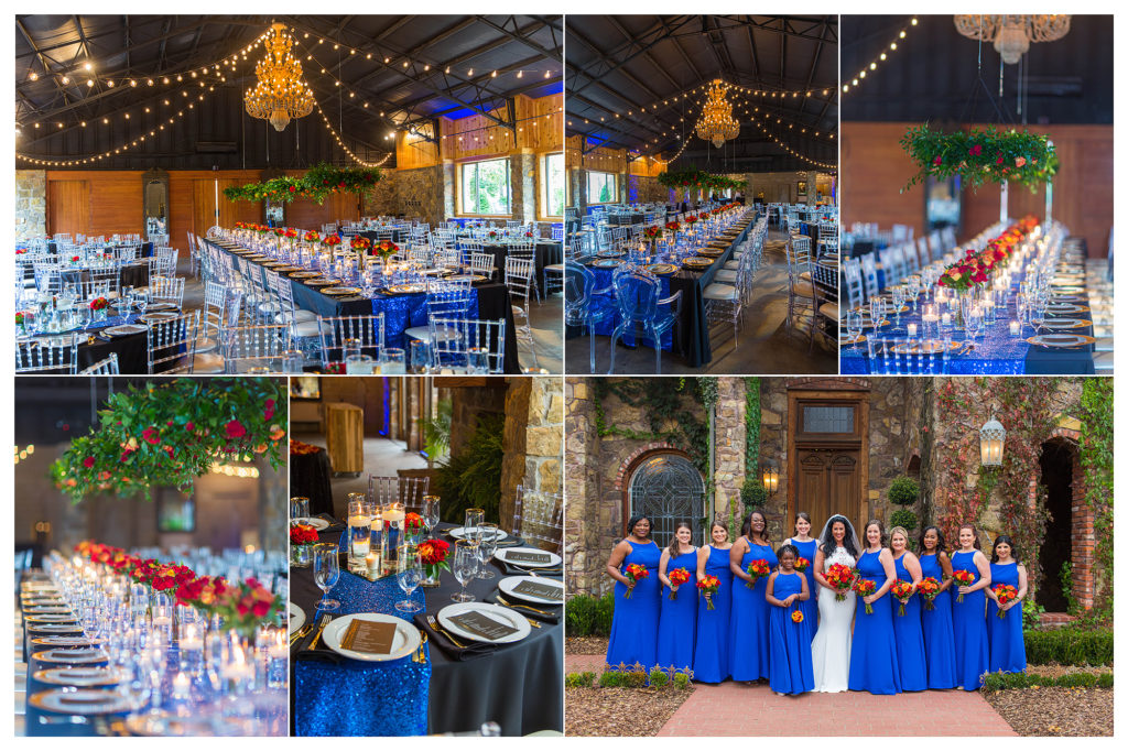This wedding used blue colors in a bold statement for this Best Wedding Designs nominee. 