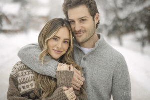 Amanda Stanton's engagement photos to Michael Fogel in Aspen Colorado