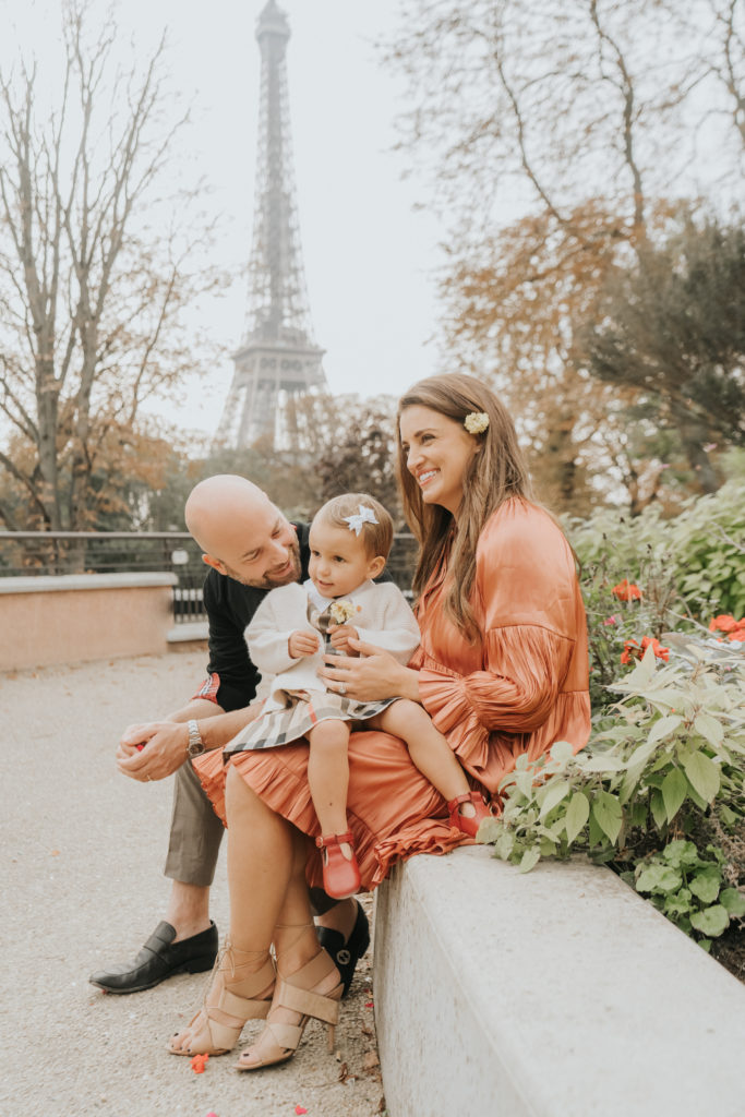 Benfield Family Photos in Paris at the Eiffel Tower