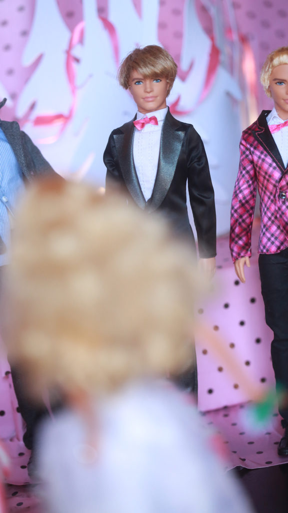 Ken first saw his bride as she walked down the aisle on Ken and Barbie's Wedding Day